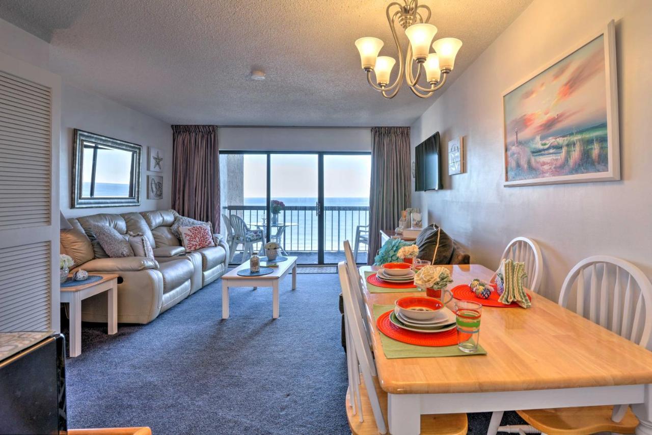 Myrtle Beach Condo With Ocean Views - Walk To Beach! ภายนอก รูปภาพ