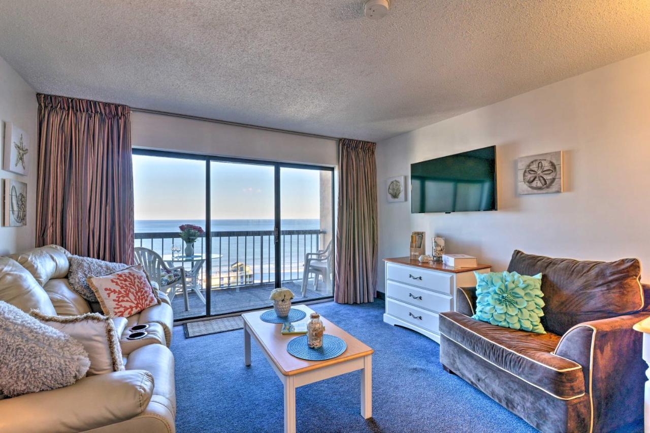 Myrtle Beach Condo With Ocean Views - Walk To Beach! ภายนอก รูปภาพ